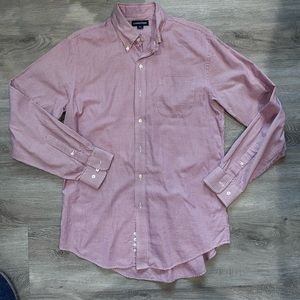 Men’s Dress Shirt Red Plaid